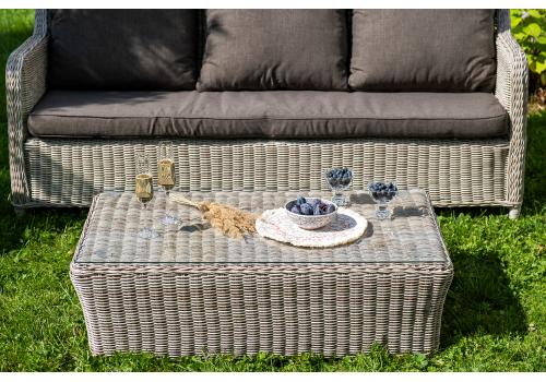  "Гляссе" лаунж-зона из искусственного ротанга, цвет бежевый, фото 12 