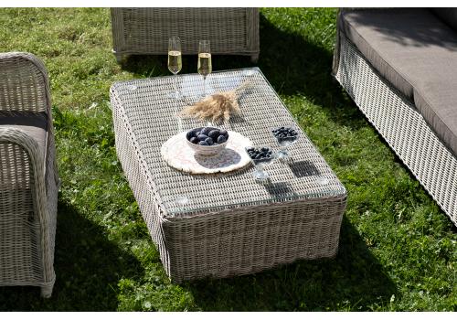  "Гляссе" лаунж-зона из искусственного ротанга, цвет бежевый, фото 13 