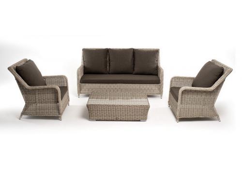  "Гляссе" лаунж-зона из искусственного ротанга, цвет бежевый, фото 19 