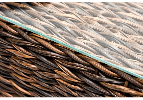  "Лунго" журнальный столик плетеный (гиацинт), цвет коричневый, фото 6 