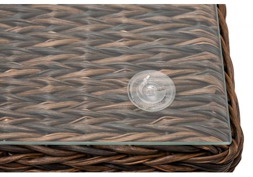  "Лунго" журнальный столик плетеный (гиацинт), цвет коричневый, фото 7 