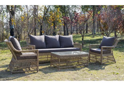  "Гранд Латте" стол журнальный из искусственного ротанга, цвет соломенный, фото 10 