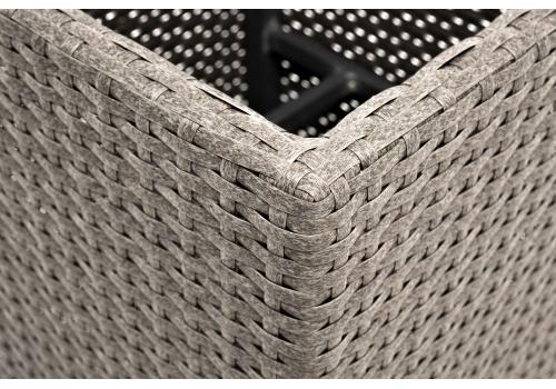  "Капучино" кашпо для цветов плетеное из искусственного ротанга, цвет бежевый, фото 7 