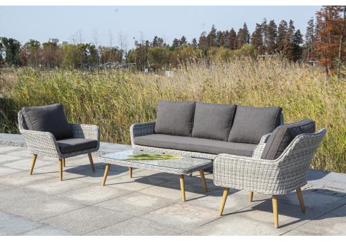  "Прованс" столик журнальный из ротанга, цвет бежевый, фото 6 