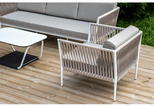  "Касабланка" лаунж-зона плетеная из роупа 5-местная, цвет бежевый, фото 6 