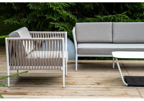  "Касабланка" лаунж-зона плетеная из роупа 5-местная, цвет бежевый, фото 8 