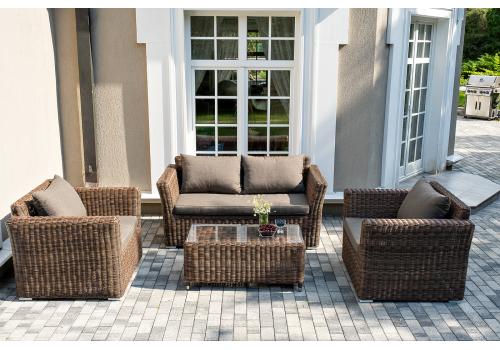  "Капучино Сингл" лаунж-зона из искусственного ротанга, цвет коричневый, фото 5 