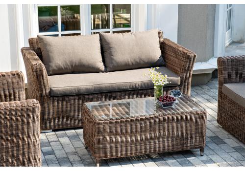  "Капучино Сингл" лаунж-зона из искусственного ротанга, цвет коричневый, фото 8 