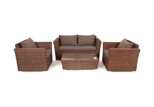  "Капучино Сингл" лаунж-зона из искусственного ротанга, цвет коричневый, фото 18 