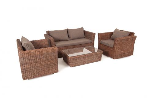  "Капучино Сингл" лаунж-зона из искусственного ротанга, цвет коричневый, фото 20 