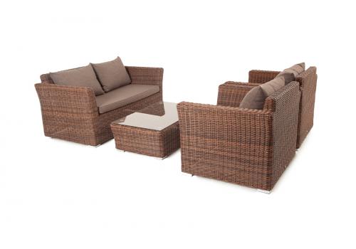  "Капучино Сингл" лаунж-зона из искусственного ротанга, цвет коричневый, фото 21 