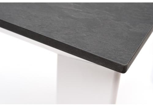  "Венето" обеденный стол из HPL 90х90см, цвет "серый гранит", каркас белый, фото 3 