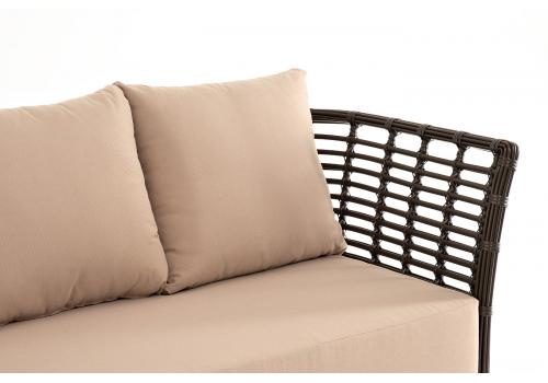  "Валенсия" диван из искусственного ротанга трехместный, цвет бронзовый, фото 4 