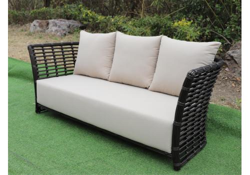  "Валенсия" диван из искусственного ротанга трехместный, цвет бронзовый, фото 10 