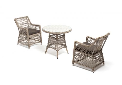  "Эспрессо–80 L" обеденная группа плетеная, цвет бежевый, фото 1 