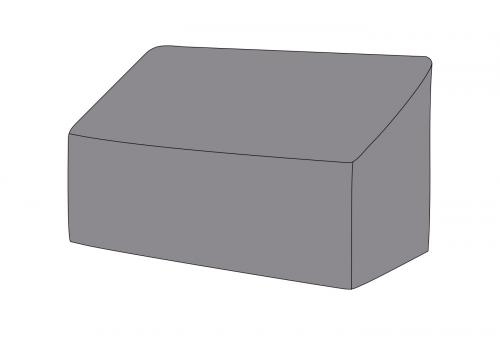  Защитный чехол на диван Канны, двухместный, цвет серый, фото 1 