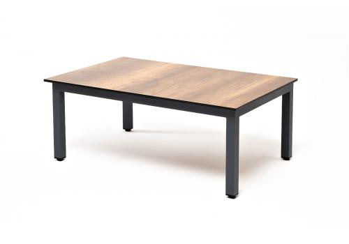  "Канны" журнальный столик из HPL 90х60, H40, каркас темно-серый (RAL 7024), цвет столешницы "дуб", фото 3 