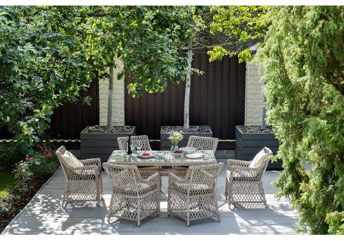  "Латте" обеденная группа плетеная, цвет бежевый, фото 2 