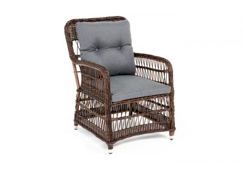  "Цесена" кресло плетеное из искусственного ротанга, цвет коричневый, фото 2 