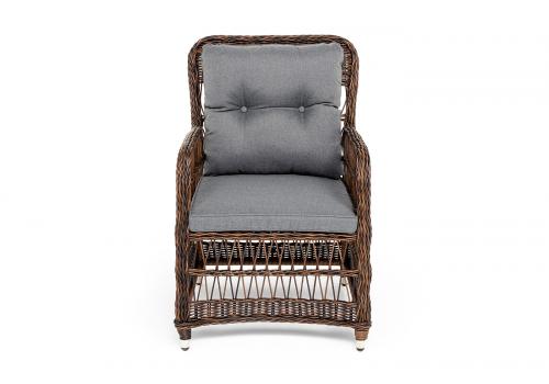  "Цесена" кресло плетеное из искусственного ротанга, цвет коричневый, фото 3 