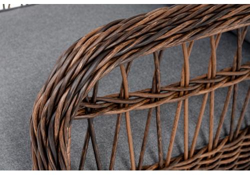  "Цесена" кресло плетеное из искусственного ротанга, цвет коричневый, фото 5 