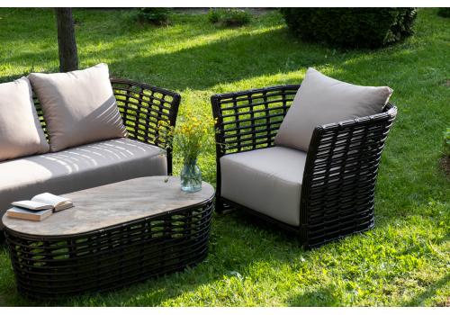  "Валенсия" лаунж-зона из искусственного ротанга, цвет бронзовый, фото 4 