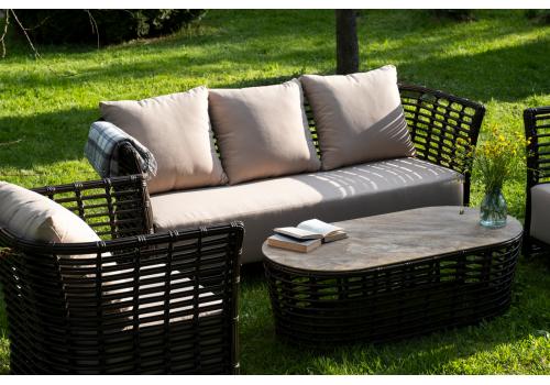  "Валенсия" лаунж-зона из искусственного ротанга, цвет бронзовый, фото 5 