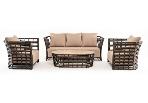  "Валенсия" лаунж-зона из искусственного ротанга, цвет бронзовый, фото 13 