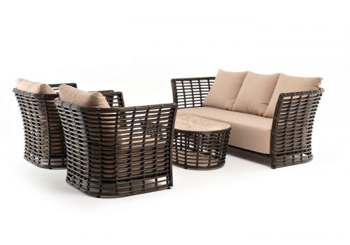  "Валенсия" лаунж-зона из искусственного ротанга, цвет бронзовый, фото 15 