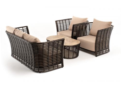  "Валенсия" лаунж-зона из искусственного ротанга, цвет бронзовый, фото 19 