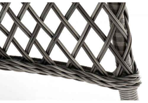  "Эспрессо" плетеный круглый стол, диаметр 150 см, цвет графит, фото 4 