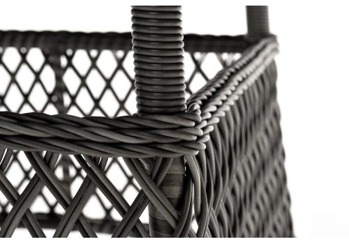  "Эспрессо" плетеный круглый стол, диаметр 150 см, цвет графит, фото 5 