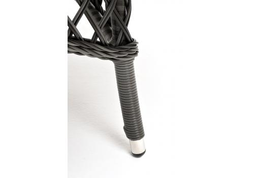  "Эспрессо" плетеный круглый стол, диаметр 150 см, цвет графит, фото 6 