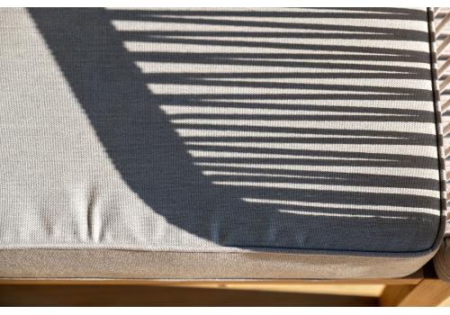  "Канны" лаунж-зона 4-местная из роупа со столиком "Канны" цвета "дуб", основание дуб, роуп бежевый, фото 15 