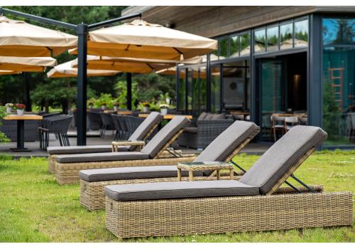  "Рим" шезлонг с подушкой, цвет соломенный, фото 9 