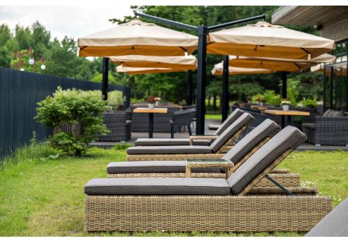  "Рим" шезлонг с подушкой, цвет соломенный, фото 10 