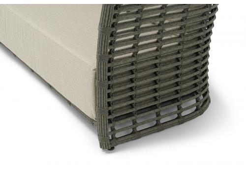  "Валенсия" диван из искусственного ротанга трехместный, цвет серый, фото 5 