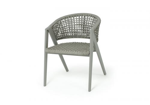  "Амстердам" плетеный стул из искусственного ротанга, цвет серый, фото 1 