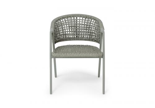  "Амстердам" плетеный стул из искусственного ротанга, цвет серый, фото 2 