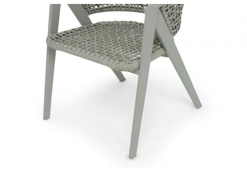  "Амстердам" плетеный стул из искусственного ротанга, цвет серый, фото 4 