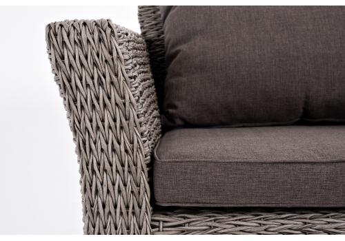 "Капучино Сингл" лаунж-зона из искусственного ротанга (гиацинт), цвет серый, фото 13 