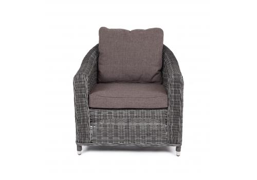  "Кон Панна" кресло из искусственного ротанга, цвет графит, фото 4 