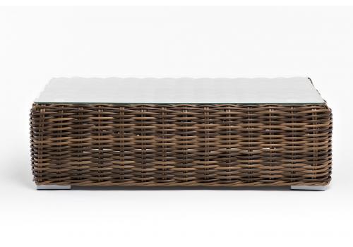  "Палермо" журнальный столик из искусственного ротанга, цвет соломенный, фото 2 