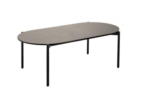  "Диего" журнальный стол из HPL 120х60 H40, каркас темно-серый (RAL7024), цвет "серый гранит", фото 1 