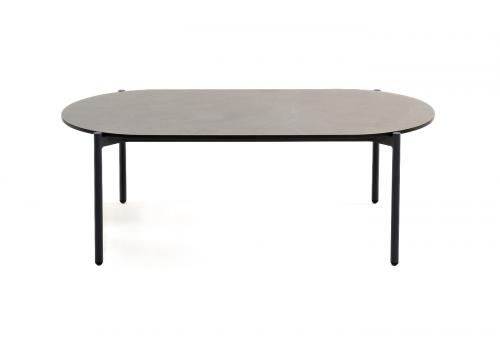  "Диего" журнальный стол из HPL 120х60 H40, каркас темно-серый (RAL7024), цвет "серый гранит", фото 2 