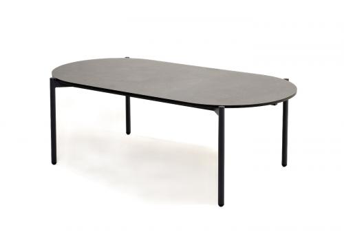  "Диего" журнальный стол из HPL 120х60 H40, каркас темно-серый (RAL7024), цвет "серый гранит", фото 3 