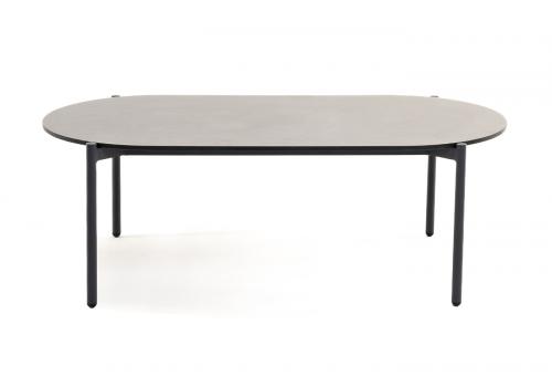  "Диего" журнальный стол из HPL 120х60 H40, каркас темно-серый (RAL7024), цвет "серый гранит", фото 4 