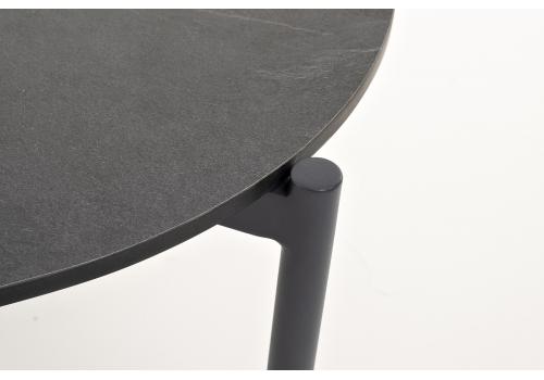  "Диего" журнальный стол из HPL 120х60 H40, каркас темно-серый (RAL7024), цвет "серый гранит", фото 5 