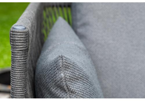  "Лугано" лаунж-зона 5-местная плетеная из роупа (веревки), каркас алюминиевый темно-серый, роуп темно-серый, фото 16 