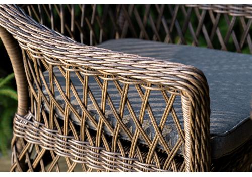  "Сицилия" обеденная группа плетеная, цвет коричневый, фото 8 